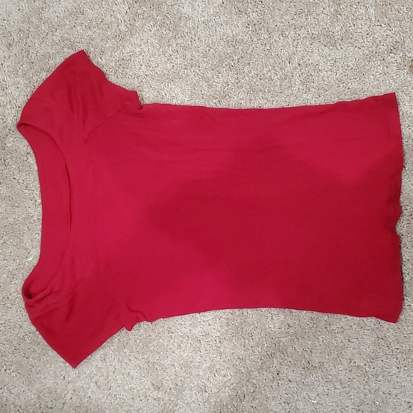 Express Tops - Express Red Sexy Basic Tee - Size S